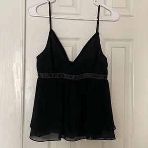 Express Black Babydoll Two Tiered Cami - Size XS